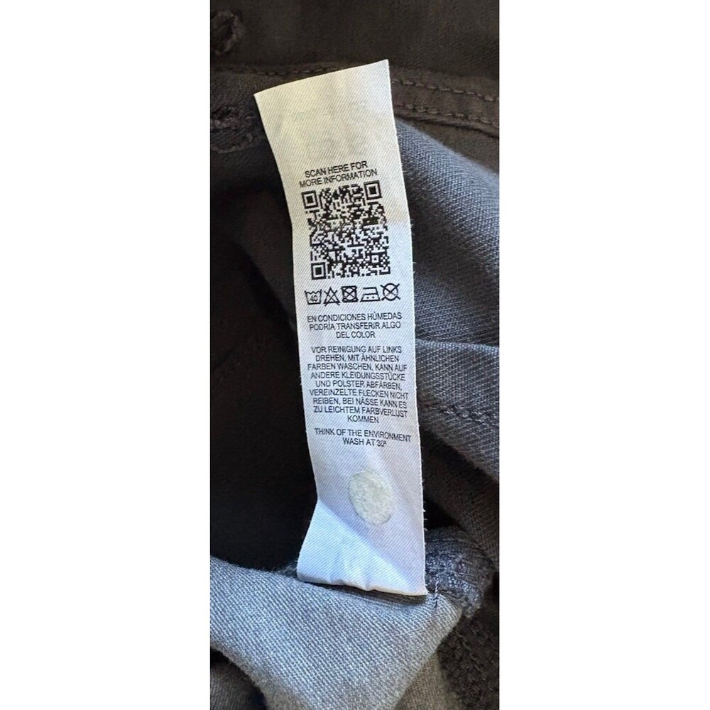 ASOS Navy Blue High Rise Slouchy Straight Leg Pants Size 4 - Picture 8 of 8